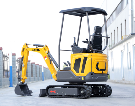 Mini excavator automatic lif