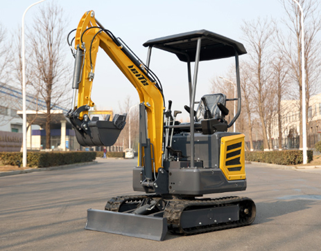 Mini excavator automatic lif